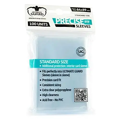 Ultimate Guard Precise-Fit Standard Size Deck Protector Sleeves (100 ct)