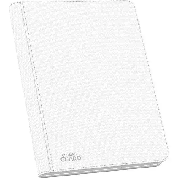 Ultimate Guard 16 Pocket Zipfolio Xenoskin Card Binder, White