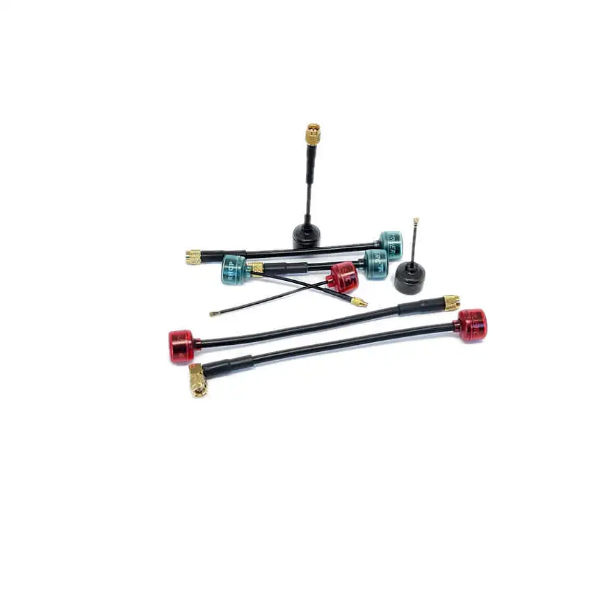 TrueRC Core 5.8GHz LHCP U.FL 85mm Teal Antenna