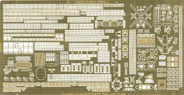 White Ensign Models 3595 1/350 Kidd Class Destroyer Detail Set