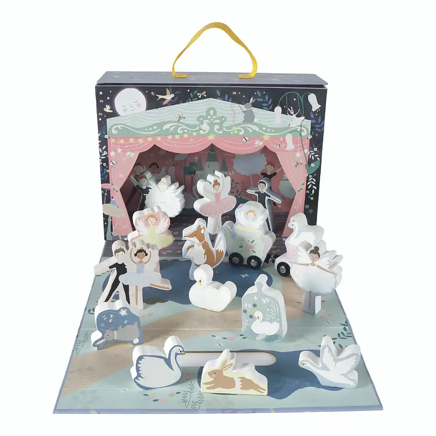 Enchanted Playbox with Wooden Pieces