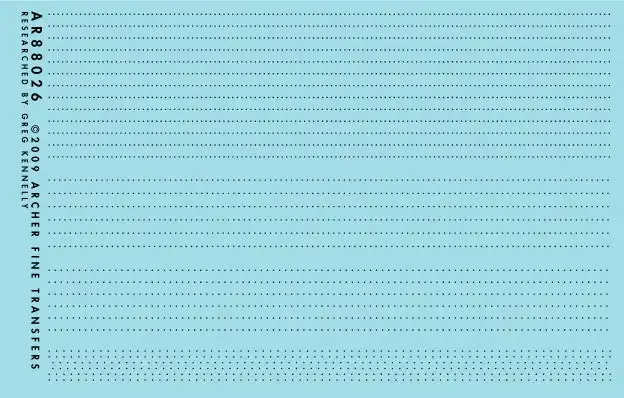 Archer Fine Transfers 88026 Surface Details: HO 5/8" Head Dia. Rivets