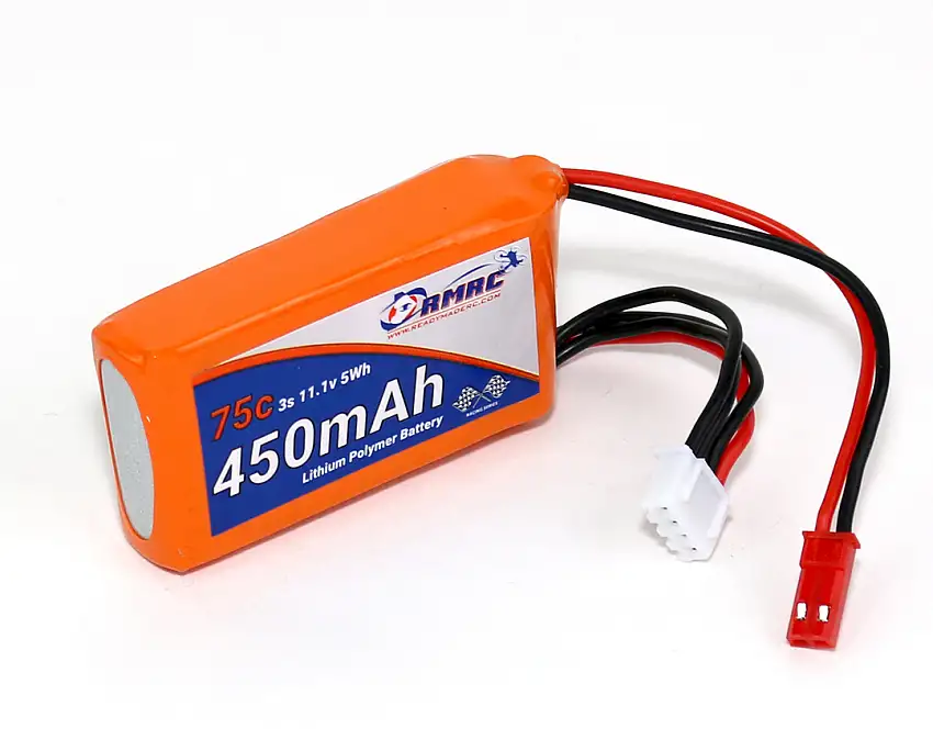 RMRC Orange Series - 450mAh 3S 75C Lipo - JST (5.0Wh)