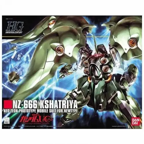 Bandai Hobby Gundam HGUC Unicorn #99 NZ-666 Kshatriya HG 1/144 Model Kit