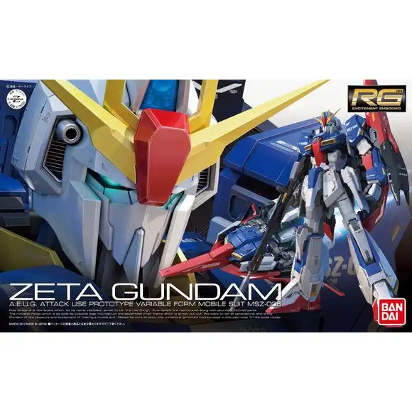 Bandai RG #10 MSZ-006 Zeta Gundam 1/144 Scale Model Kit