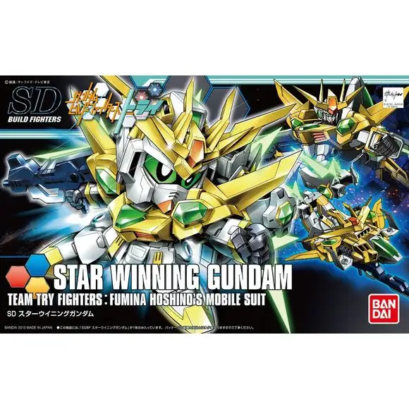 Bandai Hobby Gundam Build Fighters Try Star Winning Gundam SD Model Kit