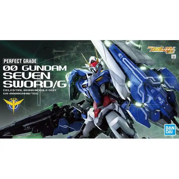 Bandai Hobby Gundam 00 Seven Sword Seven Sword/G 1/60 PG Perfect Grade Model Kit