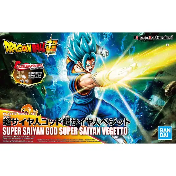Bandai Hobby Dragon Ball Z Figure-Rise Super Saiyan God Vegetto Model Kit
