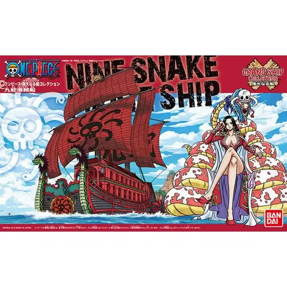 Bandai One Piece Grand Ship Collection Nine Snake Kuja Pirate Ship Model Kit