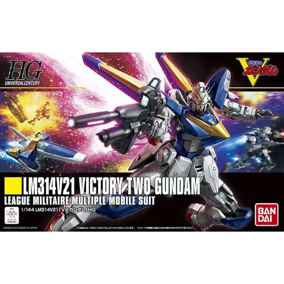Bandai Hobby HGUC V2 Victory Two Gundam HG 1/144 Model Kit