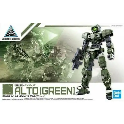 (PRE-ORDER: September 2025) Bandai 30MM 30 Minute Missions Alto Green 1/144 Scale Model Kit