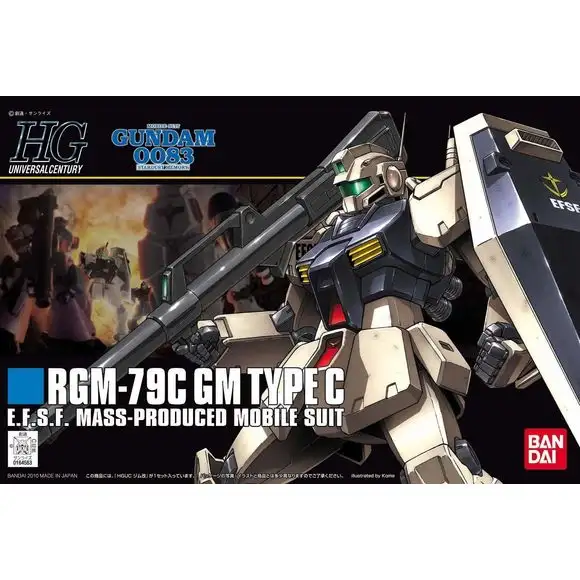 Bandai Hobby HGUC Stardust Memory RGM-79C GM Type C HG 1/144 Model Kit