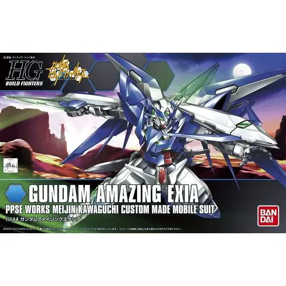 Bandai Hobby Build Fighters #16 HGBF Gundam Amazing Exia HG 1/144 Model Kit