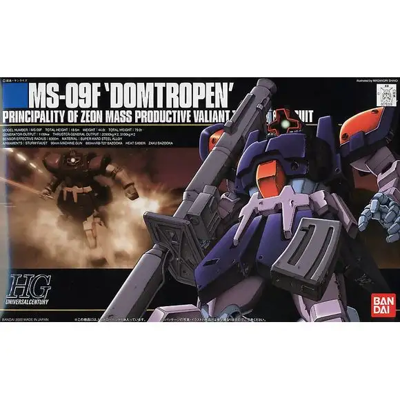 Bandai Gundam HGUC Stardust Memory #17 Dom Tropen HG 1/144 Model Kit