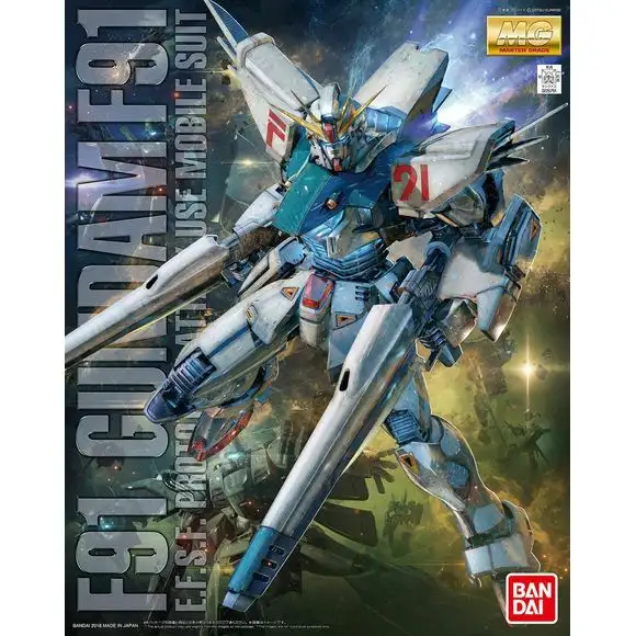 Bandai Hobby Gundam F91 Ver. 2.0 MG 1/100 Model Kit