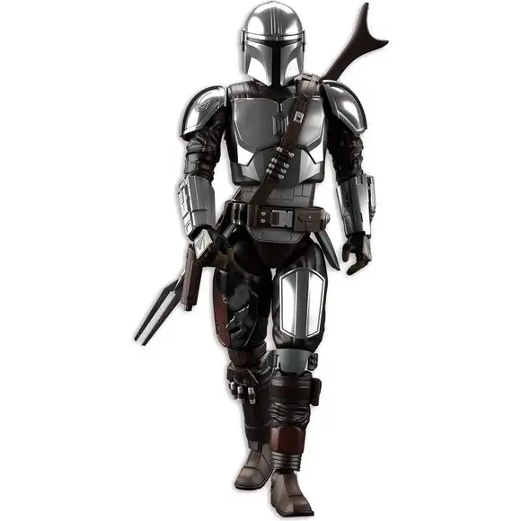 Bandai Star Wars The Mandalorian Beskar Armor Silver Coating Ver. 1/12 Scale Action Figure Model Kit