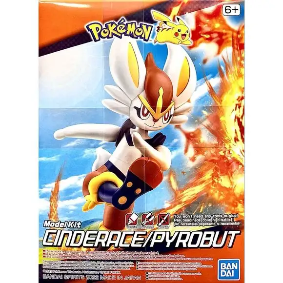 Bandai Pokemon Pokepla Cinderace Action Figure Model Kit