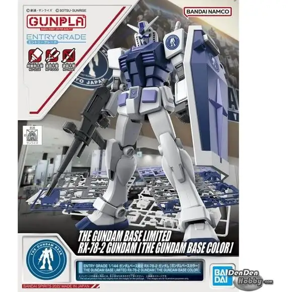 Bandai Gundam RX-78-2 Gundam Base Color Entry Grade 1/144 Model Kit