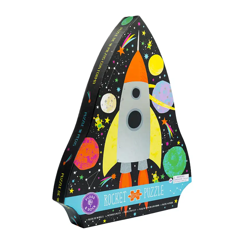 40 Piece Jigsaw - Space Rocket