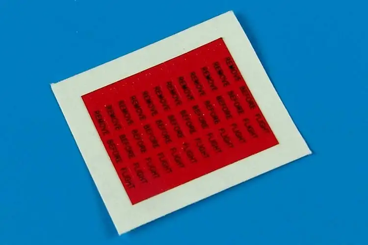 Aerobonus 480023 1/48 Remove Before Flight Flags Black Lettering (Decals) (D)