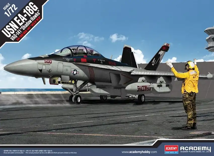 Academy 12560 1/72 EA18G VAQ141 Shadow Hawks USN Fighter