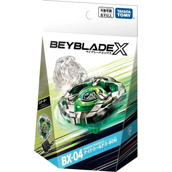 Takara Tomy Beyblade X BX-04 Starter Pack Night Shield Knight Shield 3-80N