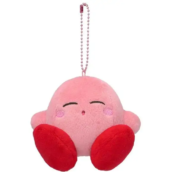 Sanei Sleeping Kirby Mascot 4-inch Mini Plush Keychain