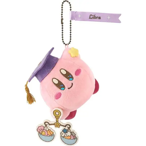 Sanei Horoscope Collection Kirby Mascot Scorpio 4-inch Mini Plush Keychain