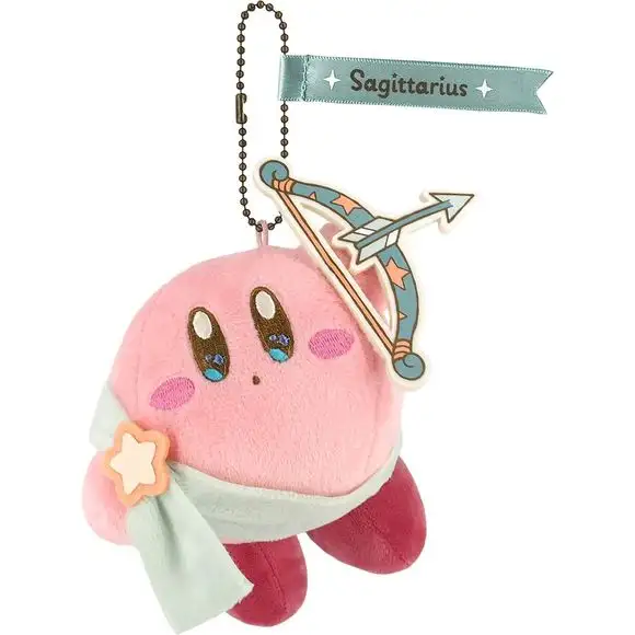 Sanei Horoscope Collection Kirby Mascot Sagittarius 4-inch Mini Plush Keychain