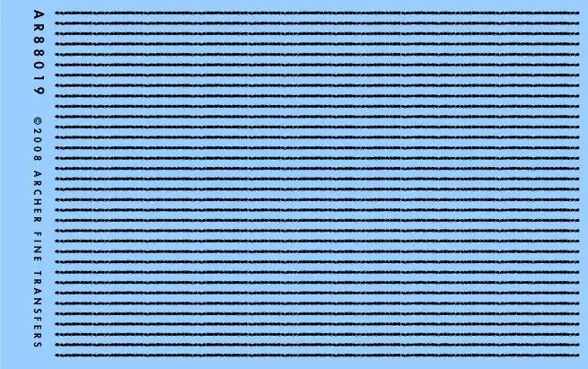 Archer Fine Transfers 88019 Surface Details: .030" (.76mm) Arc Weld Beads (Various Scales)
