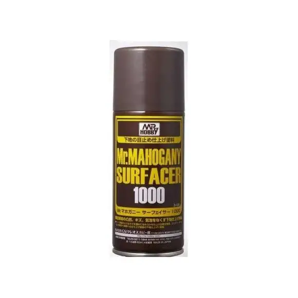 GSI Creos MR Hobby B528 Mr Mahogany Surfacer 1000 Primer Spray Aerosol 170ml