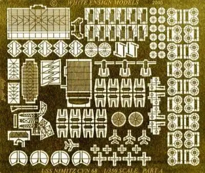 White Ensign Models 3568 1/350 USS Nimitz Carrier Refit Parts for the Whole Class (D)