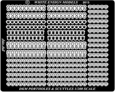White Ensign Models 2008 1/200 Kriegsmarine Portholes & Scuttles for TSM (D)