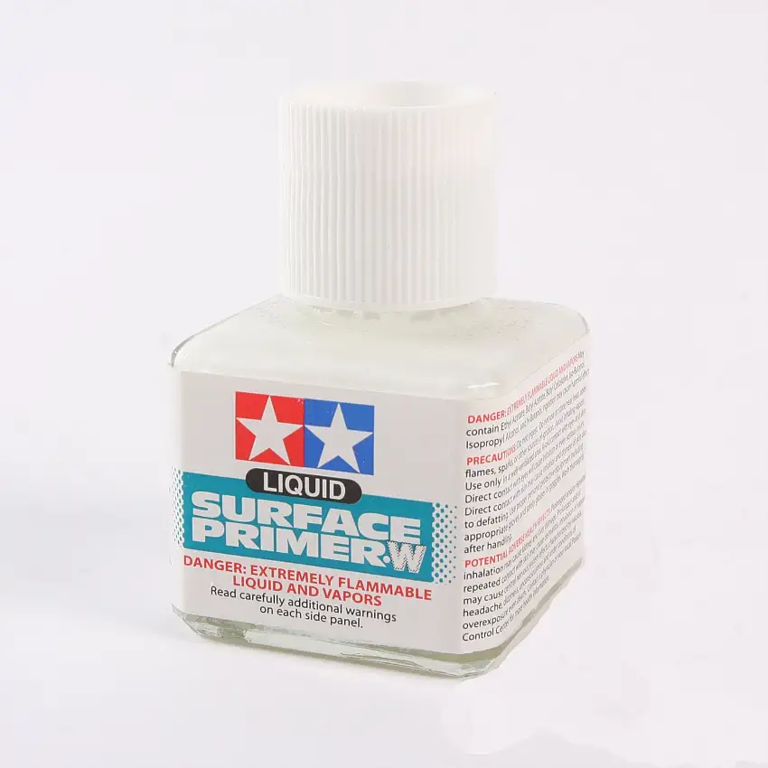 Liquid Surface Primer 40Ml White / Tamiya USA