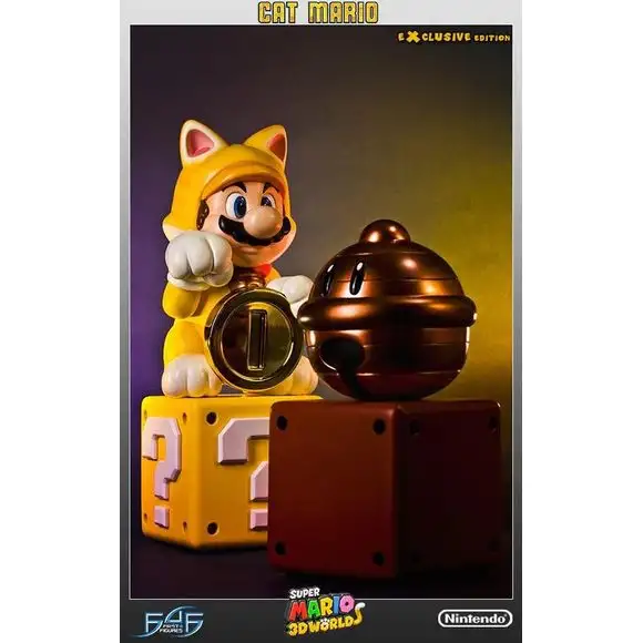 First 4 Figures Cat Mario Exclusive Edition Resin Statue