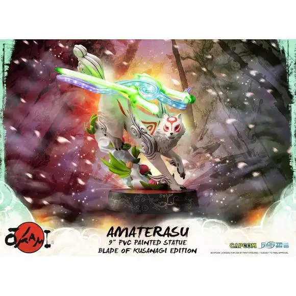 First 4 Figures Okami Amaterasu Blade of Kusanagi Signature Edition PVC Statue