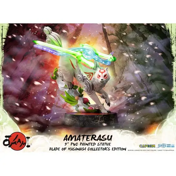 First 4 Figures Okami Amaterasu Blade of Kusanagi Collector's Edition PVC Statue