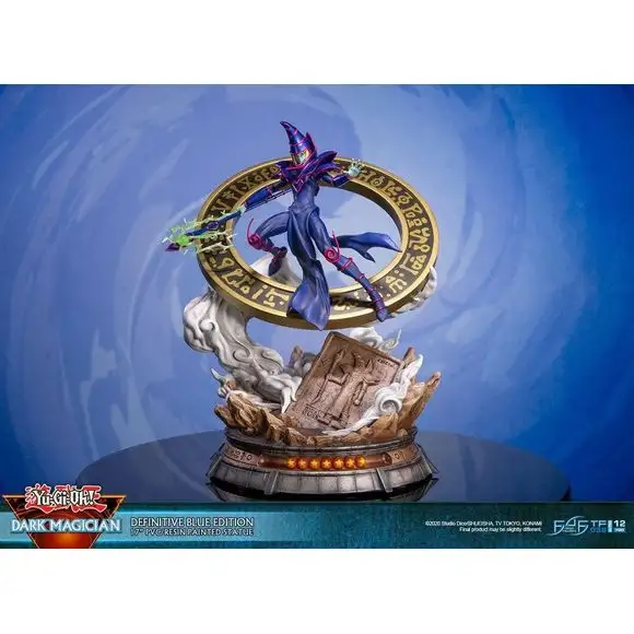 First 4 Figures Yu-Gi-Oh! Dark Magician Definitive Blue Edition Resin PVC Statue