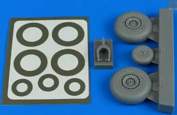 Aires 4806 1/48 Do217N Late B Wheels & Paint Masks For ICM