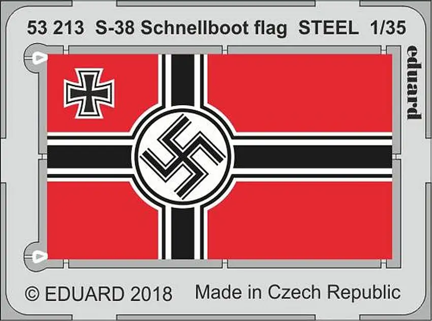 S38 Schnellboot Flag Steel for ITA (Painted) 1/35 Eduard