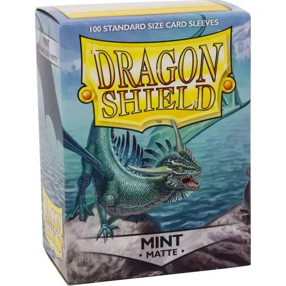 Dragon Shield Matte Mint Green 100 Protective Sleeves