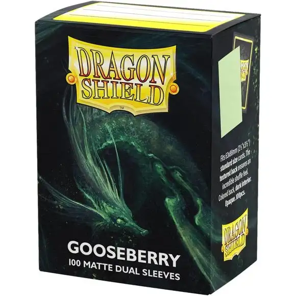 Dragon Shield Dual Matte Gooseberry (100ct) Protective Sleeves