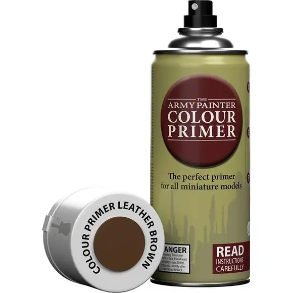 Army Painter Colour Primer: Leather Brown 400ml