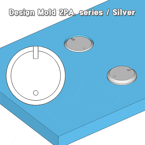 Design Mold 2PA. Series / Silver 20 ct