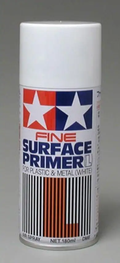Tamiya 87044 Large Fine Surface Primer White (180ml Spray)