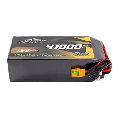 Tattu Ultra High Voltage 41000mAh 5C 23.7V 6S1P G-Tech Lipo Battery with XT90S-F Plug