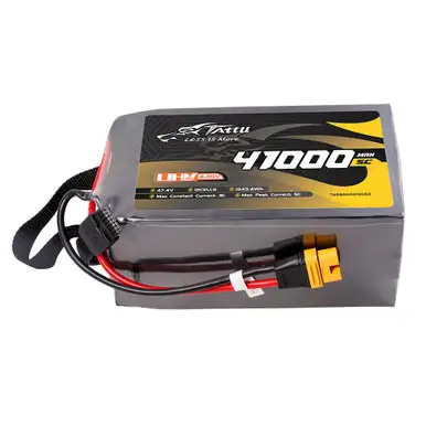 Tattu Ultra High Voltage 41000mAh 5C 47.4V 12S1P Lipo Battery with AS150U-F Plug