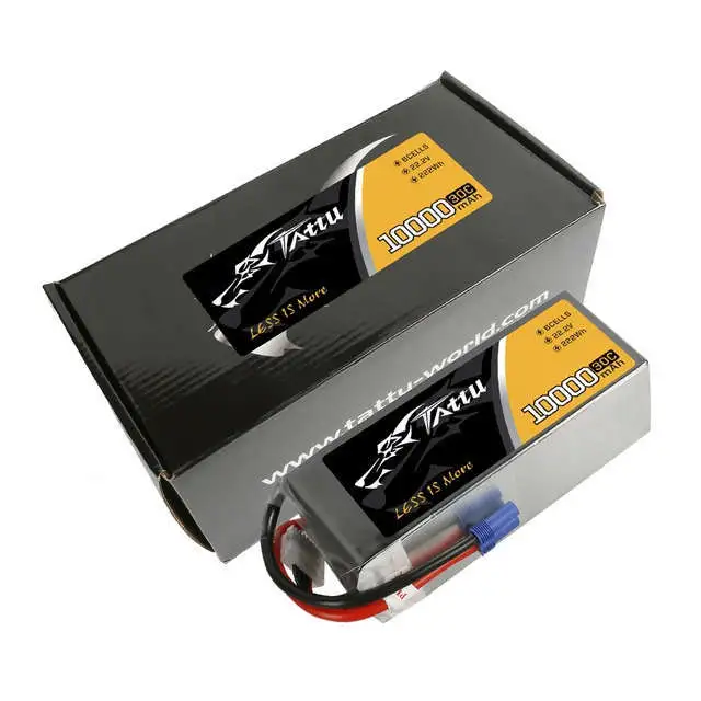 Tattu 22.2V 30C 6S 10000mAh Lipo Battery Pack With EC5 for UAV