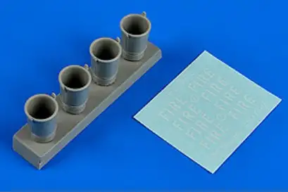 Aerobonus 480099 1/48 Fire Buckets (4)