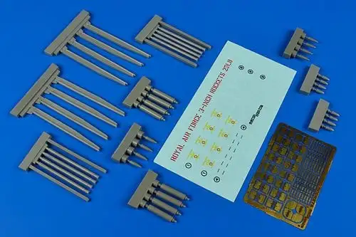 Aerobonus 320062 1/32 RAF 3 inch 25lb Rockets w/Photo-Etch & Decals